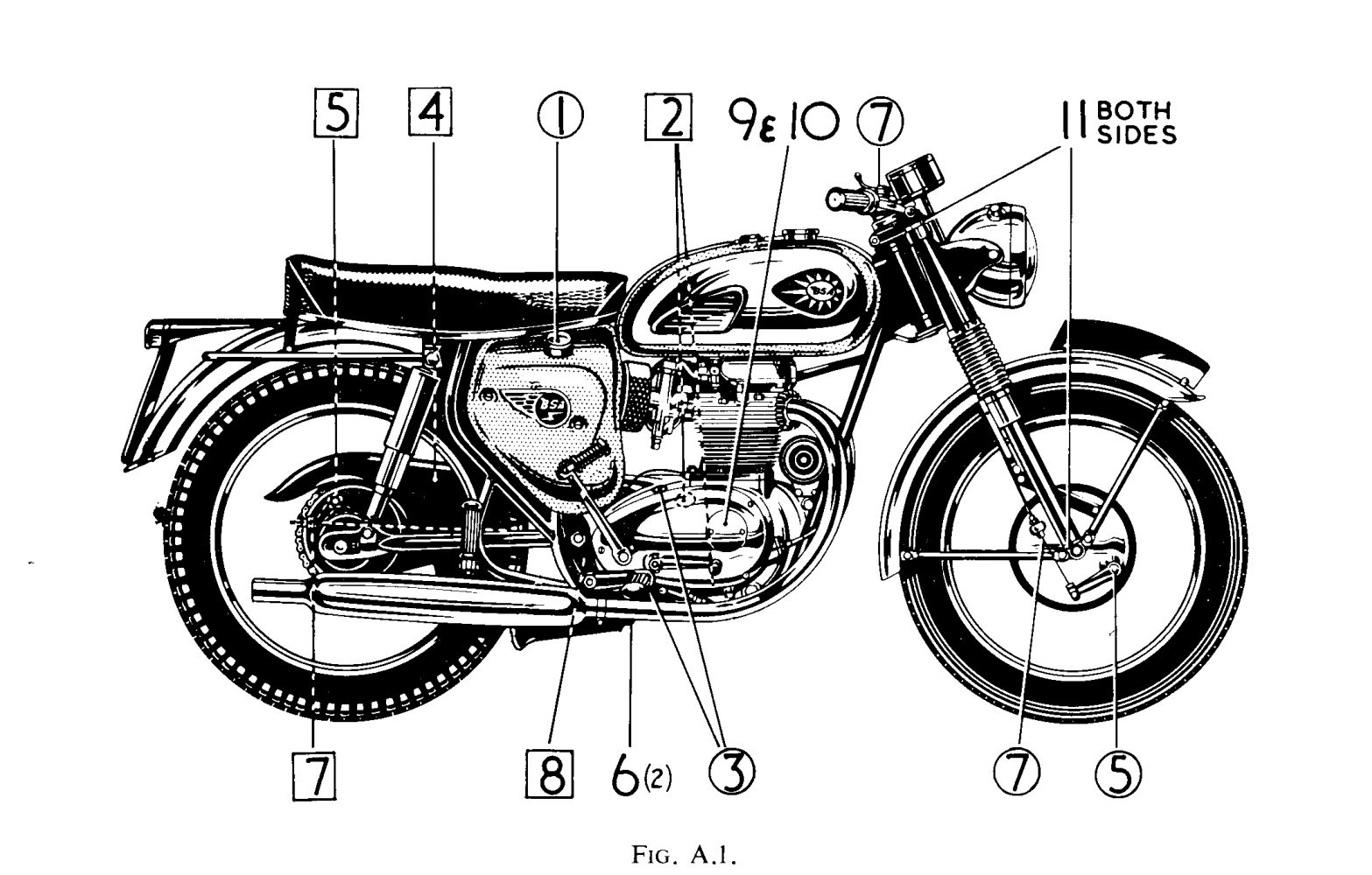 Bsa Motorcycle Carburstor Line Diagram