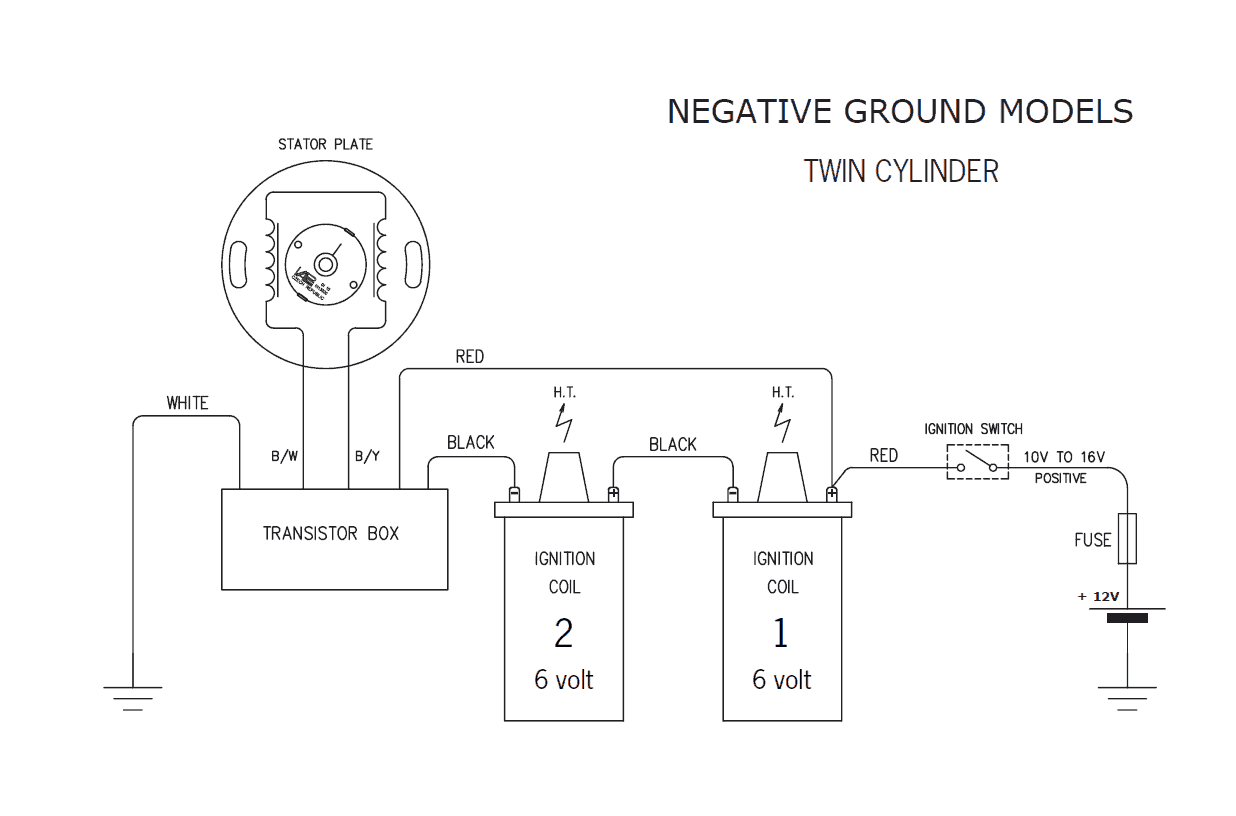 6 Volt Positive Ground Wiring Diagram Bsa Capacitior